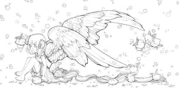 WATSON-GUPTILL Pop Manga A Surreal Journey Through A Cute Curious Bizarre And Beautiful World Coloring Book 5 WATSON-GUPTILL Pop Manga A Surreal Journey Through A Cute Curious Bizarre And Beautiful World Coloring Book - Image 3