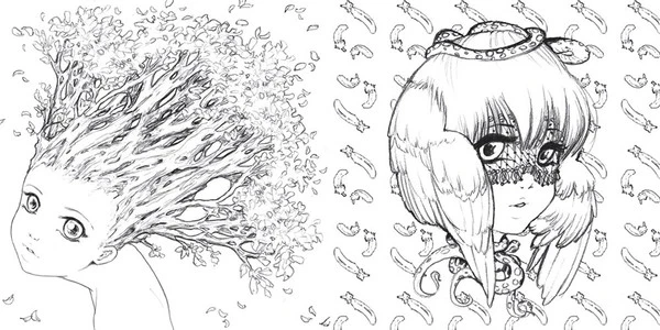 WATSON-GUPTILL Pop Manga A Surreal Journey Through A Cute Curious Bizarre And Beautiful World Coloring Book 7 WATSON-GUPTILL Pop Manga A Surreal Journey Through A Cute Curious Bizarre And Beautiful World Coloring Book - Image 5