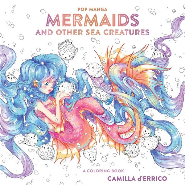 WATSON-GUPTILL Pop Manga Mermaids And Other Sea Creatures A Coloring Book 3 WATSON-GUPTILL Pop Manga Mermaids And Other Sea Creatures A Coloring Book
