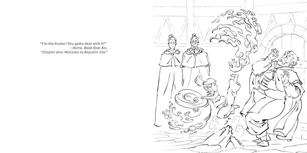 DARK HORSE MANGA The Legend Of Korra Coloring Book 4 DARK HORSE MANGA The Legend Of Korra Coloring Book - Image 2
