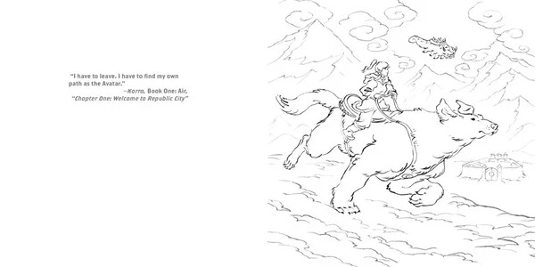 DARK HORSE MANGA The Legend Of Korra Coloring Book 5 DARK HORSE MANGA The Legend Of Korra Coloring Book - Image 3