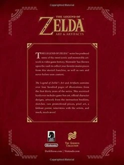 Dark Horse The Legend Of Zelda Art And Artifacts (Hardcover) -UDON Entertainment Store 9781506703350 artbook the legend of zelda art and artifacts hardcover back