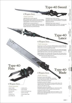 Dark Horse NieR Automata World Guide Art Book Volume 2 (Hardcover) -UDON Entertainment Store 9781506715759 artbook nier automata world guide artbook volume 2 sample9