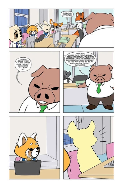 ONI PRESS Aggretsuko Meet Her World Graphic Novel (Hardcover) 6 ONI PRESS Aggretsuko Meet Her World Graphic Novel (Hardcover) - Image 4