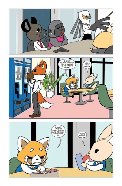 ONI PRESS Aggretsuko Meet Her World Graphic Novel (Hardcover) 8 ONI PRESS Aggretsuko Meet Her World Graphic Novel (Hardcover) - Image 6