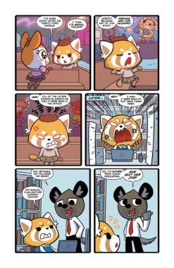 ONI PRESS Aggretsuko Out To Lunch Graphic Novel -UDON Entertainment Store 9781637152034 graphicnovel aggretsuko out to lunch alti
