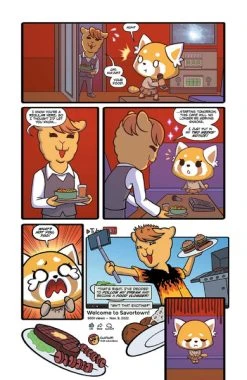 ONI PRESS Aggretsuko Out To Lunch Graphic Novel -UDON Entertainment Store 9781637152034 graphicnovel aggretsuko out to lunch altn