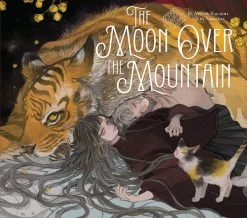 VERTICAL The Moon Over The Mountain Maiden's Bookshelf (Color)