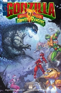 IDW Godzilla Vs The Mighty Morphin Power Rangers Graphic Novel