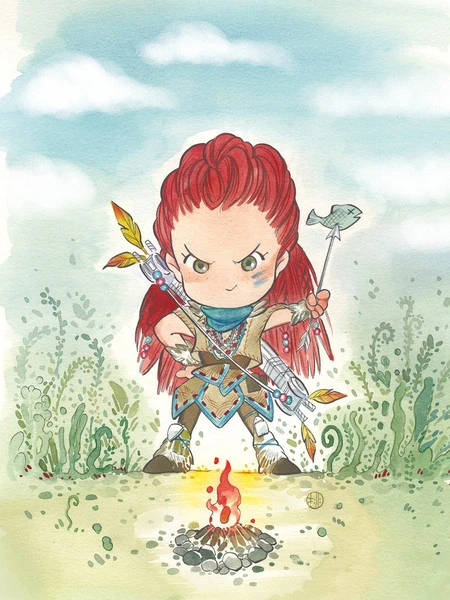 TITAN COMICS Horizon Zero Dawn Peach Momoko Poster Portfolio (Color) 8 TITAN COMICS Horizon Zero Dawn Peach Momoko Poster Portfolio (Color) - Image 6