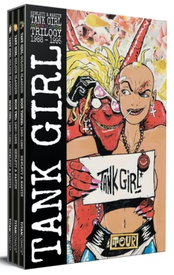 TITAN COMICS Tank Girl Color Classics Trilogy (1988-1995) Graphic Novel Box Set