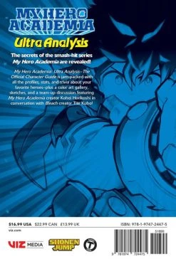 VIZ BOOKS My Hero Academia Ultra Analysis The Official Character Guide -UDON Entertainment Store 9781974724475 specialtybook my hero academia ultra analysis the official character guide back