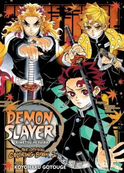 VIZ BOOKS Demon Slayer Kimetsu No Yaiba The Official Coloring Book Volume 2