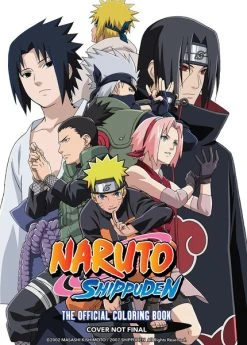 VIZ BOOKS Naruto Shippuden The Official Coloring Book