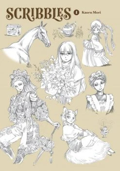 Yen Press Scribbles Art Book Volume 1 (Hardcover)