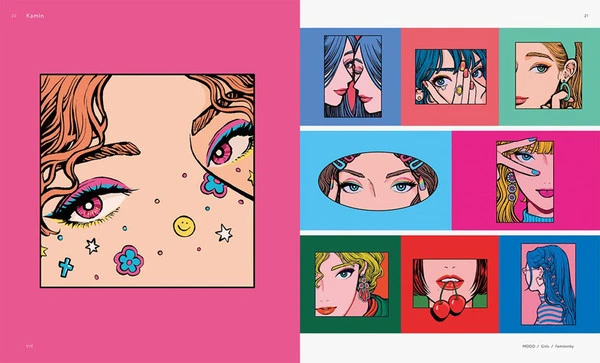 PIE INTERNATIONAL Neo Retro Illustrations Art Book 5 PIE INTERNATIONAL Neo Retro Illustrations Art Book - Image 3